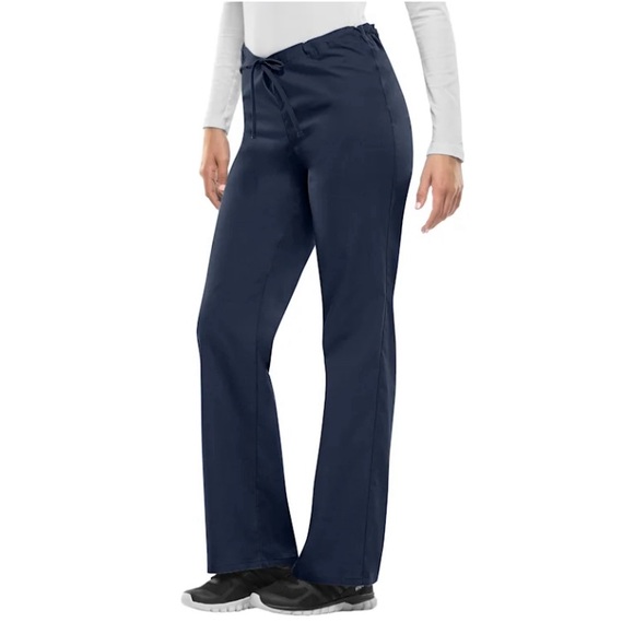 DICKIES UNISEX V-NECK ONE POCKET SCRUB TOP - NAVY Both Top/Bottom Included - Picture 2 of 6